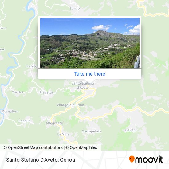 Santo Stefano D'Aveto map