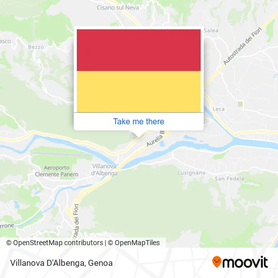 Villanova D'Albenga map
