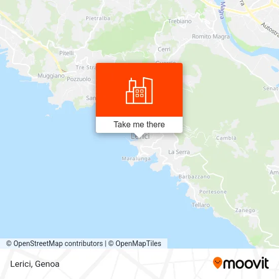Lerici map