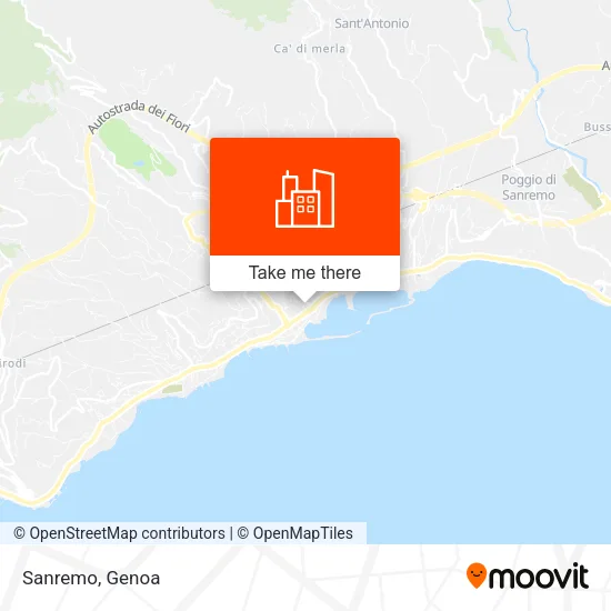 Sanremo map