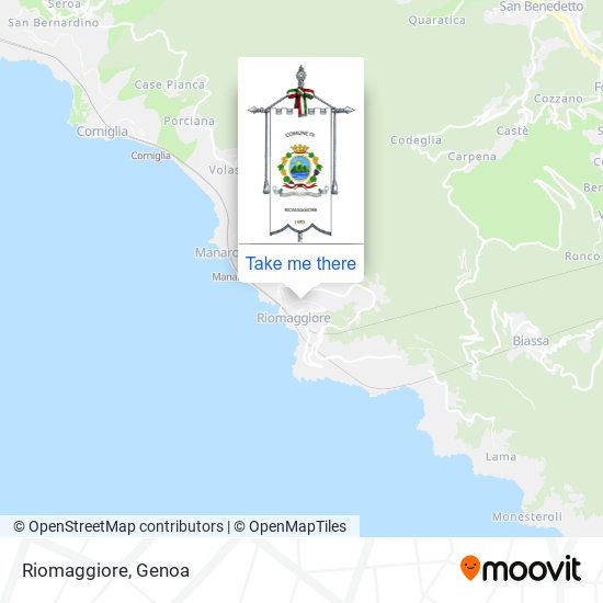 Riomaggiore map