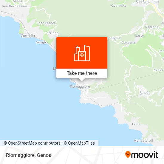 Riomaggiore map