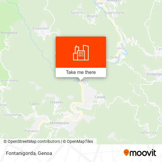 Fontanigorda map