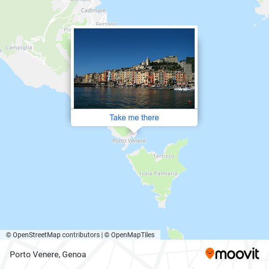 Porto Venere map