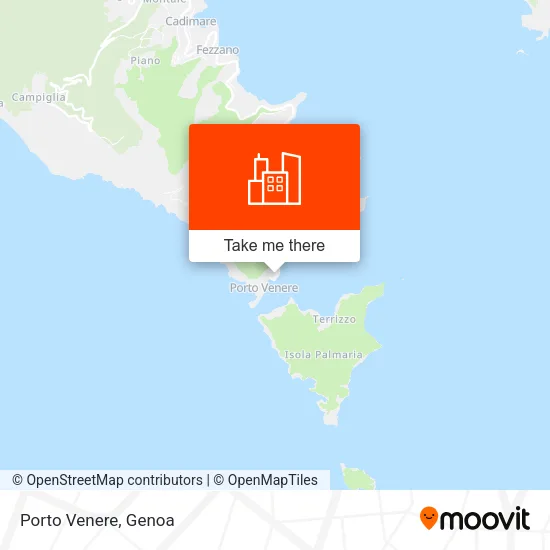 Porto Venere map
