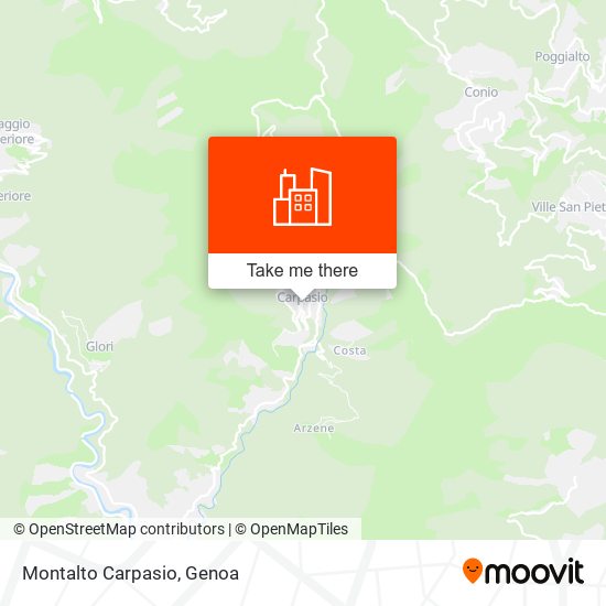Montalto Carpasio map