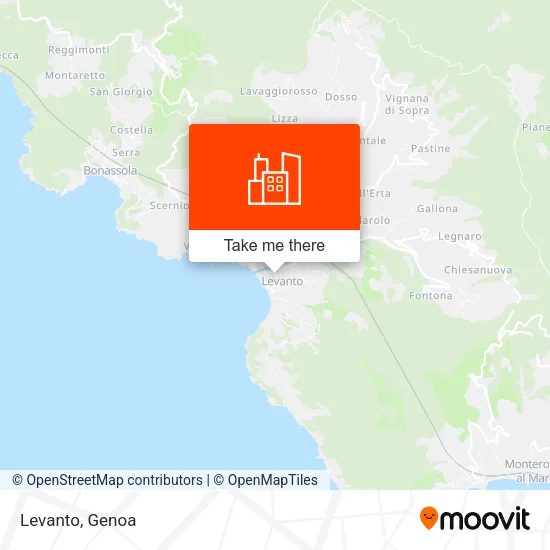 Levanto map
