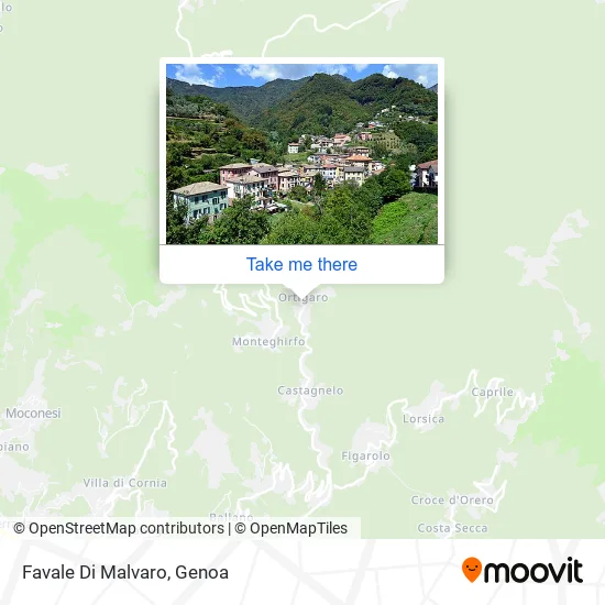 Favale Di Malvaro map