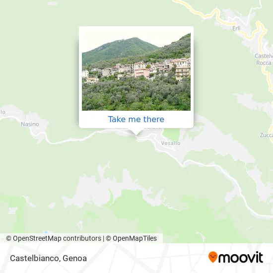 Castelbianco map