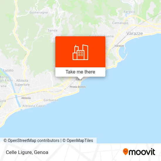 Celle Ligure map