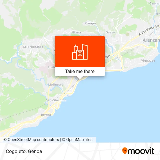 Cogoleto map