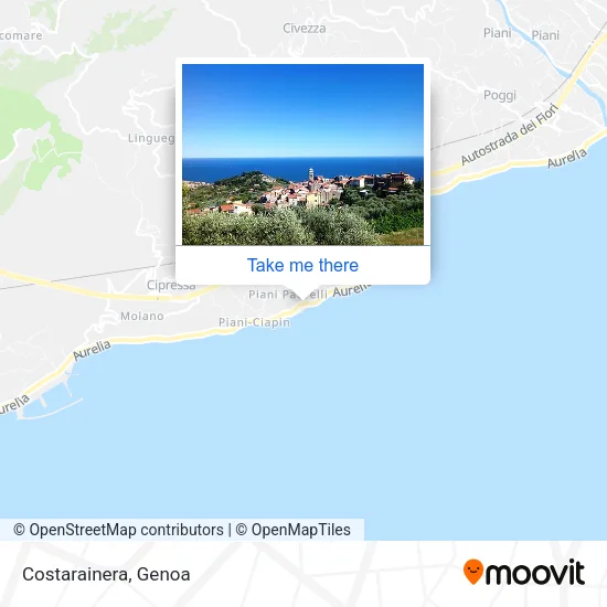 Costarainera map