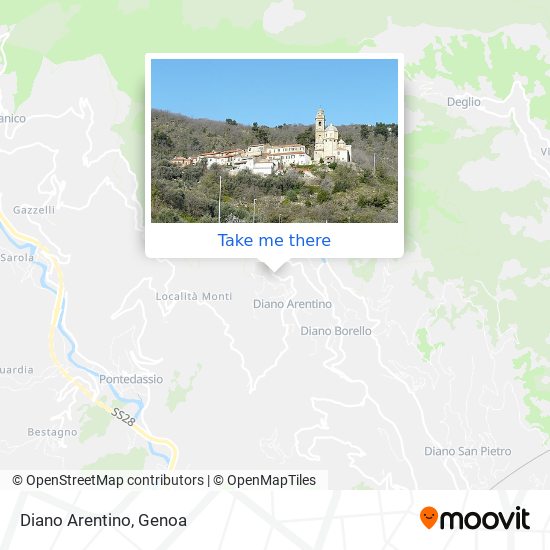 Diano Arentino map