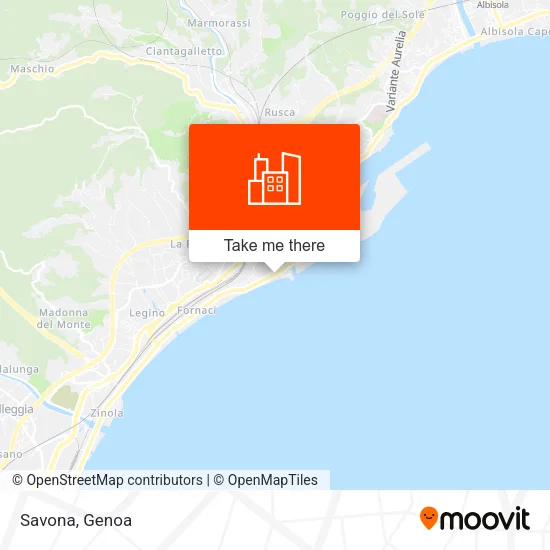 Savona map