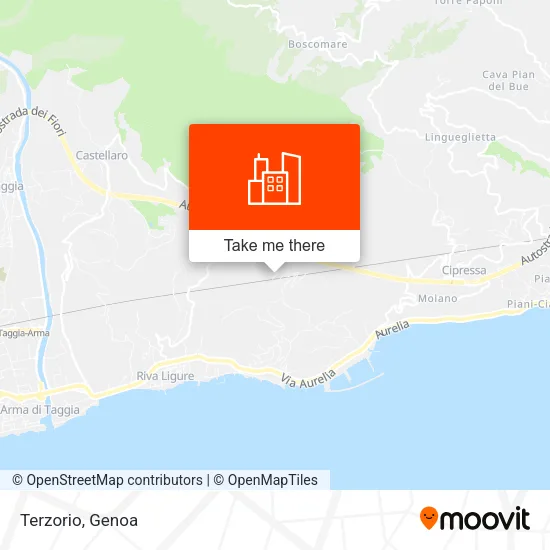Terzorio map