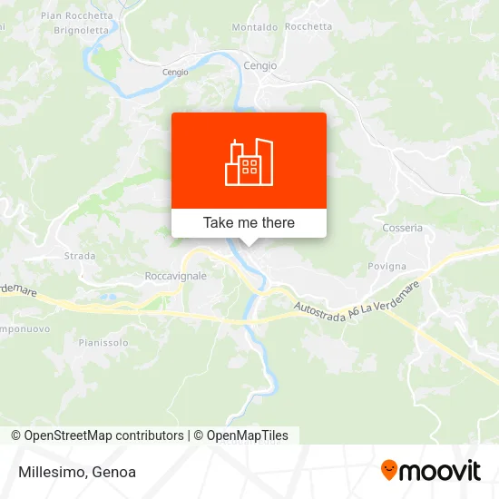 Millesimo map