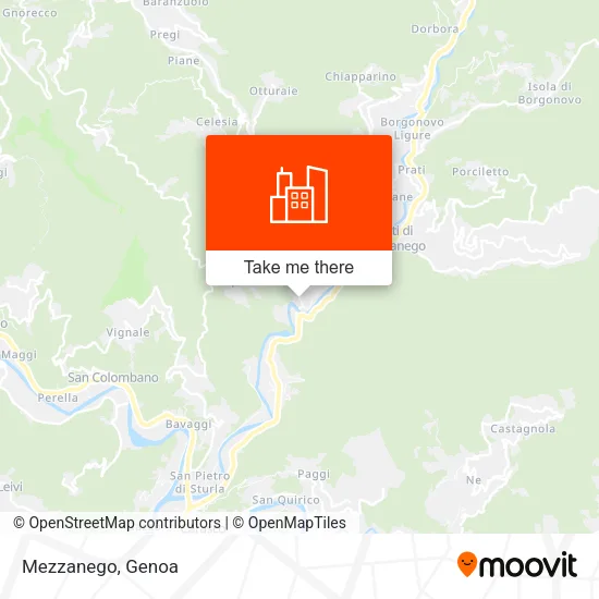 Mezzanego map