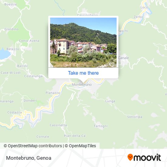 Montebruno map
