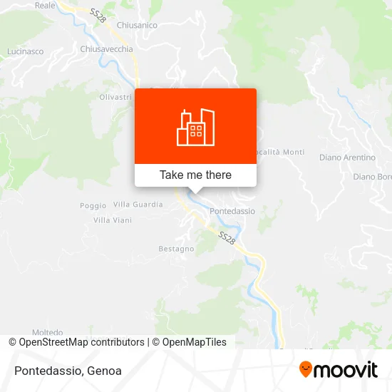 Pontedassio map