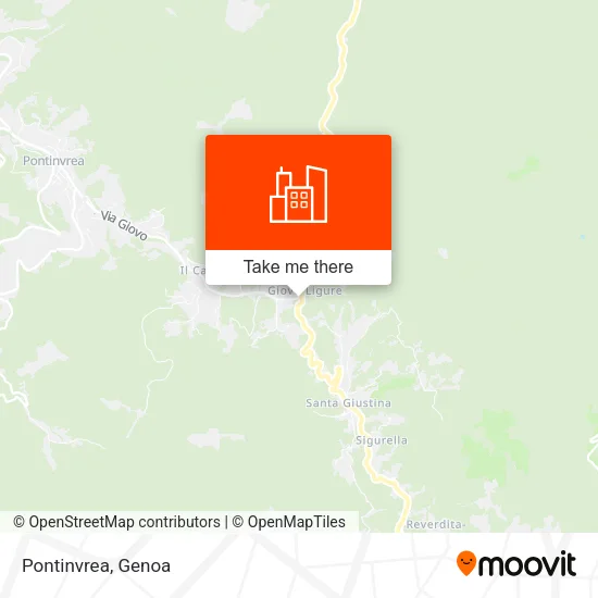 Pontinvrea map