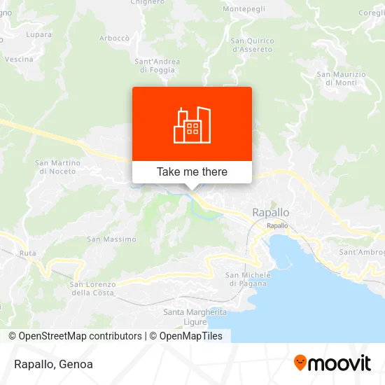 Rapallo map
