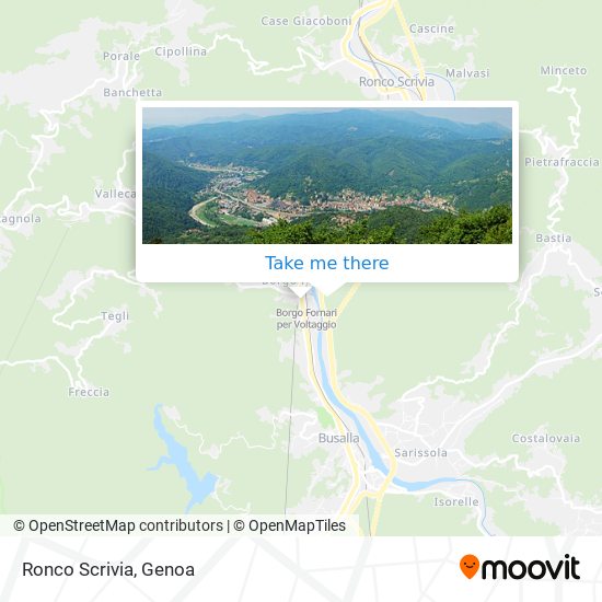 Ronco Scrivia map