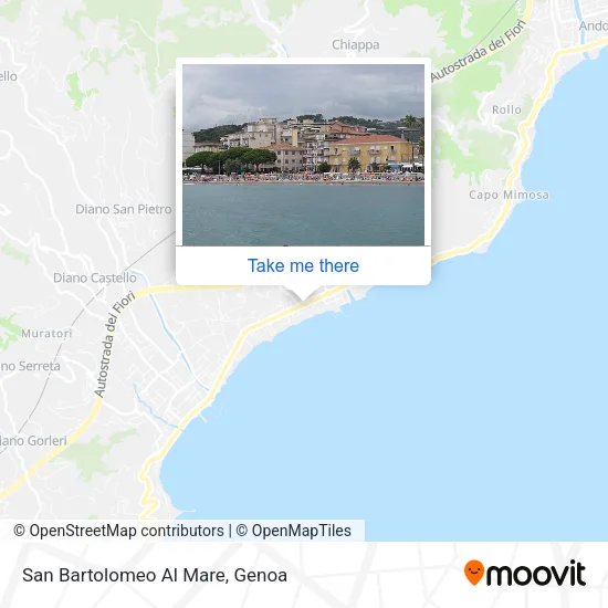 San Bartolomeo Al Mare map