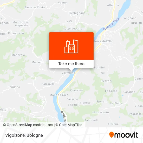 Vigolzone map