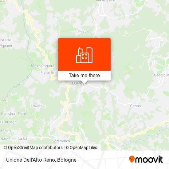 Unione Dell'Alto Reno map