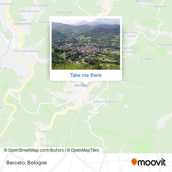 Berceto map