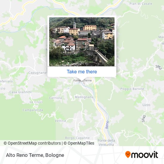 Alto Reno Terme map