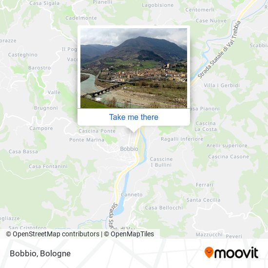 Bobbio map