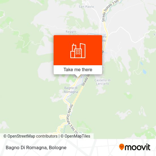 Bagno Di Romagna map