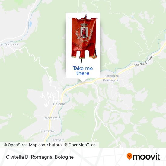 Civitella Di Romagna map