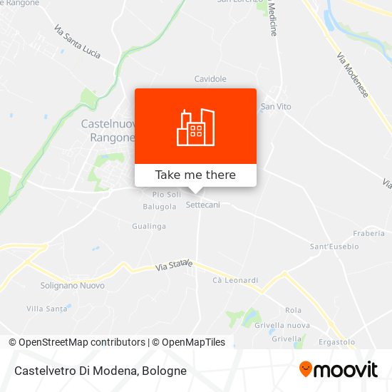 Castelvetro Di Modena map