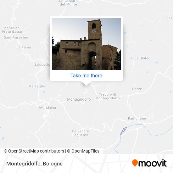 Montegridolfo map