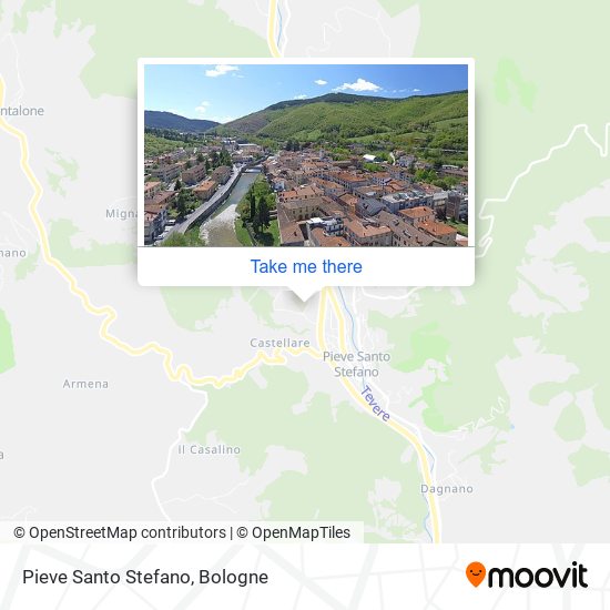 Pieve Santo Stefano map