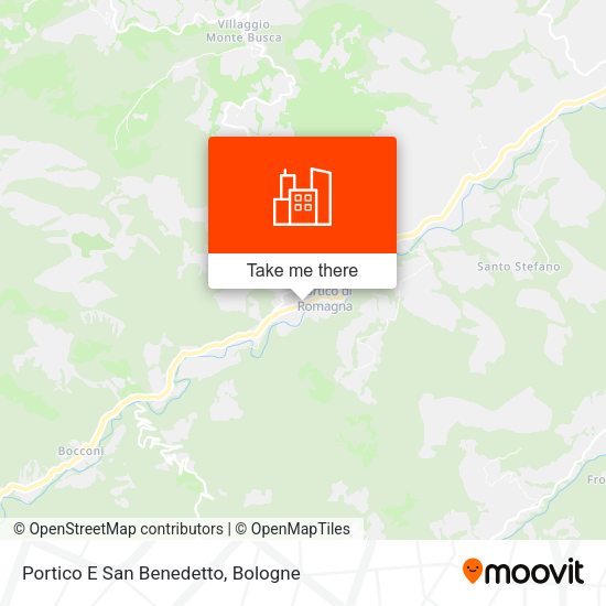 Portico E San Benedetto map