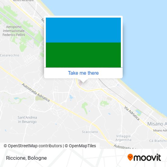 Riccione map