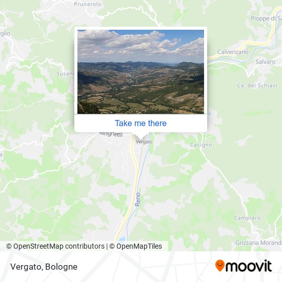 Vergato map