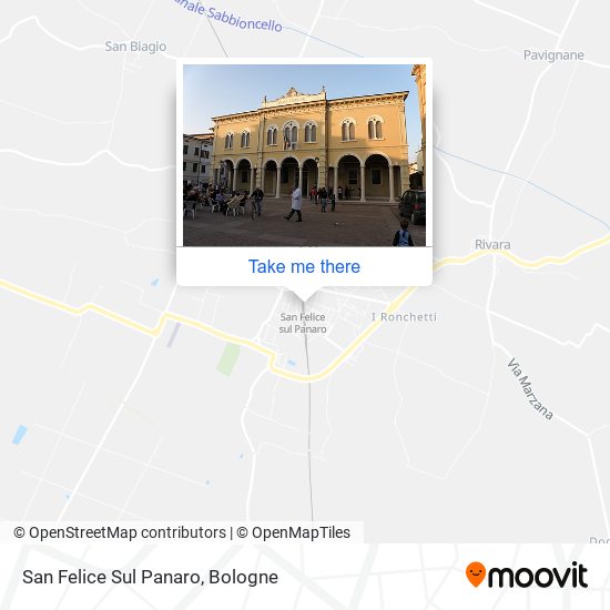 San Felice Sul Panaro map