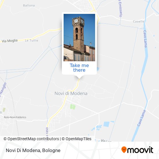 Novi Di Modena map