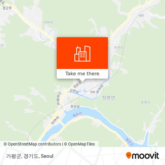 가평군, 경기도 map