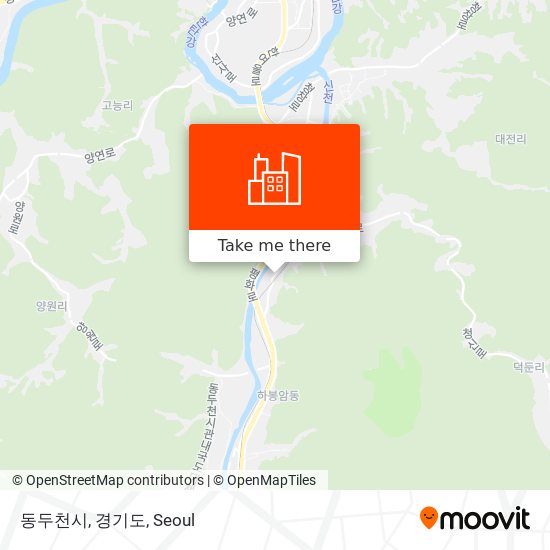 동두천시, 경기도 map
