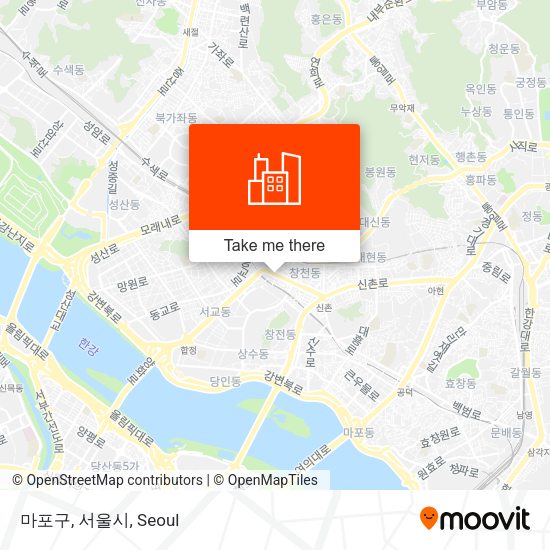 마포구, 서울시 map