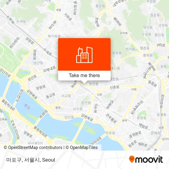 마포구, 서울시 map
