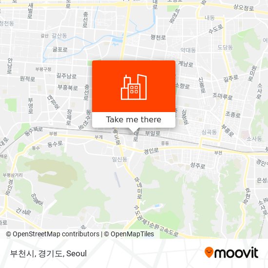 부천시, 경기도 map