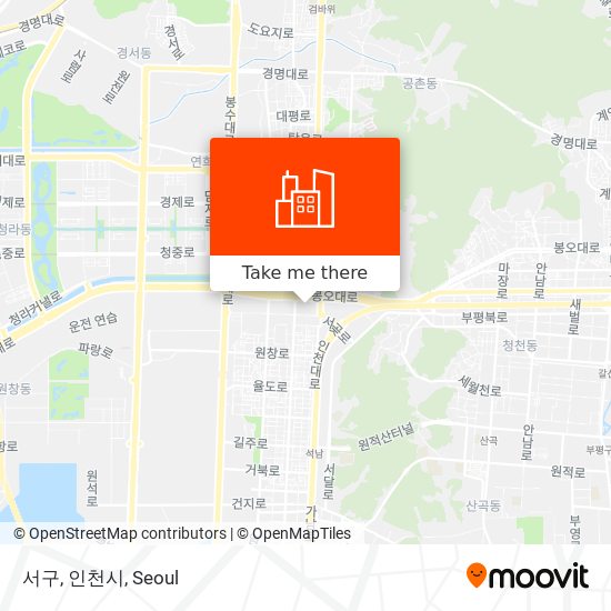 서구, 인천시 map