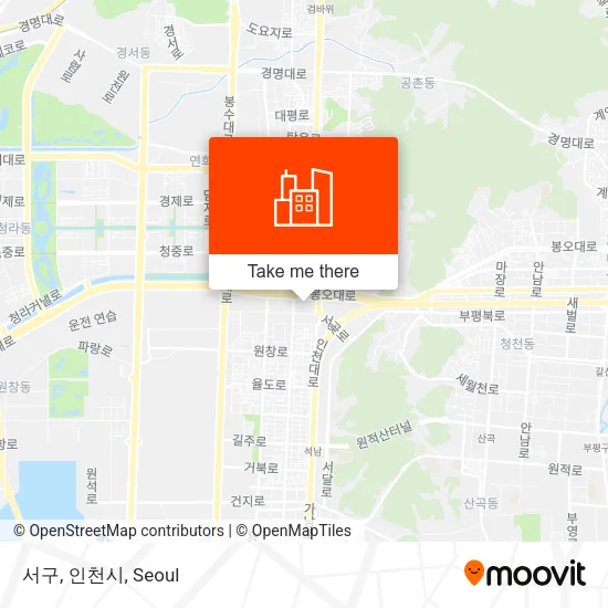 서구, 인천시 map