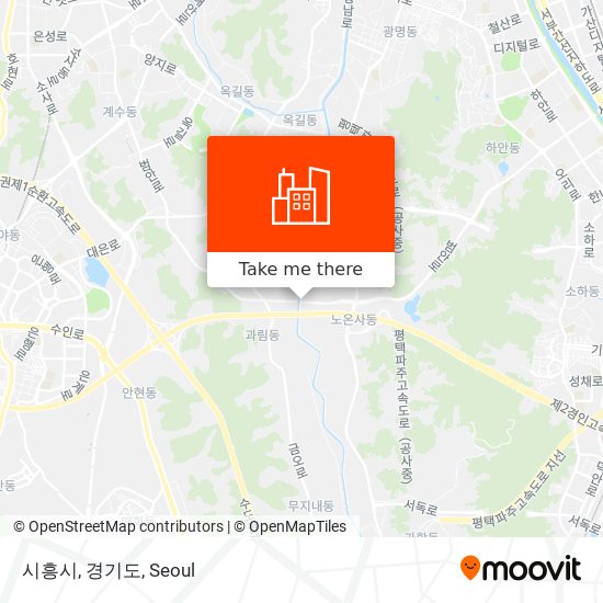 시흥시, 경기도 map